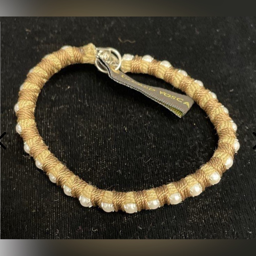Gerard Yosca NWT Very Rare Retired Pearl Rope Bracelet
